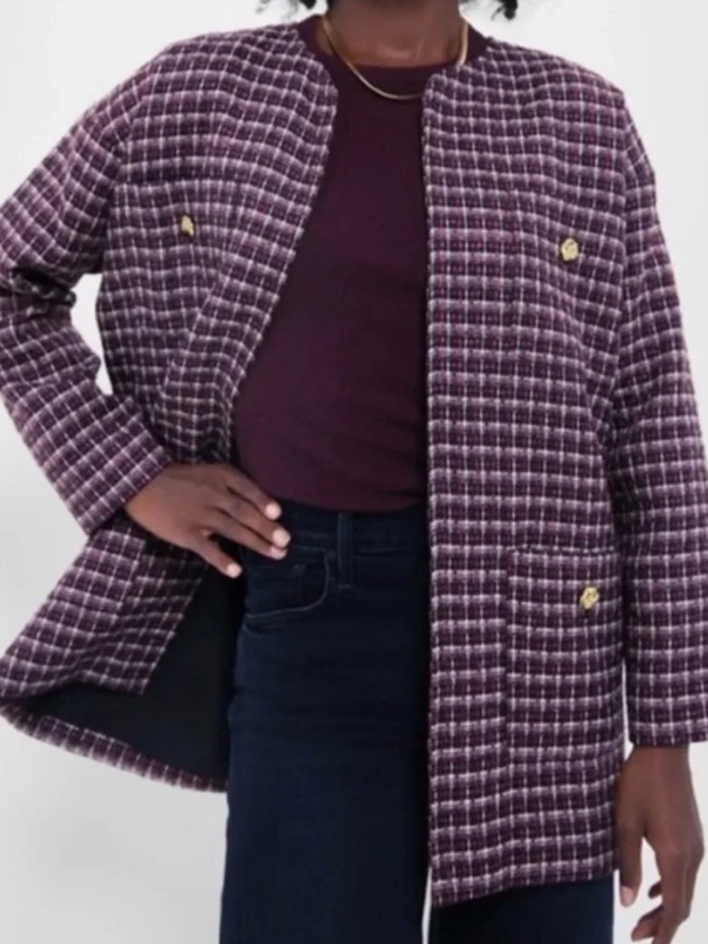 Pomander Place | Tuckernuck | Plum Multi Tweed Gigi Jacket